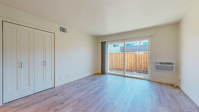 Living Room & Patio Entrance - Sonoma Park Apartments