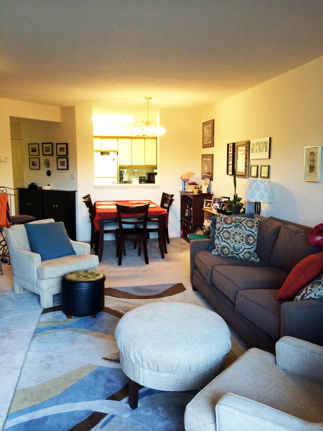 Living area of apartment - 2100 Langston Blvd