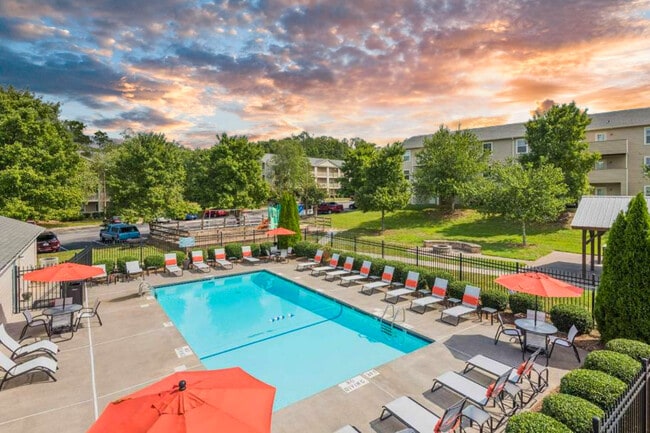 Swimming Pool at Hawk Ridge Apartments in Winston-Salem, NC - Hawk Ridge Apartments