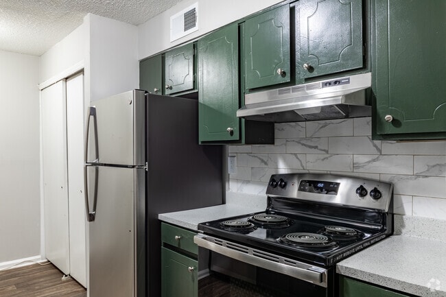 2HAB, 1,5BA - 1000SF Cocina - Moss Creek Apartments