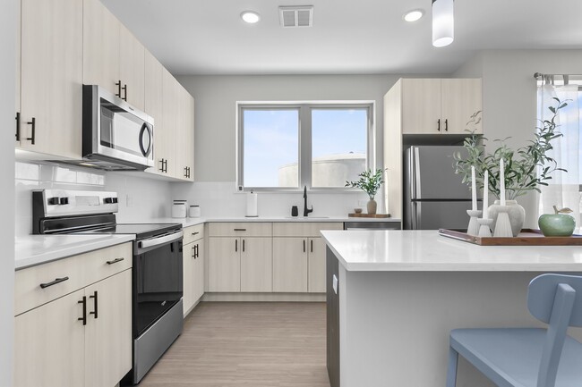 Picturesque Kitchens - Triton Square Apartments