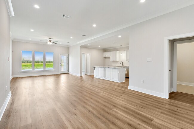 Livingroom + two bedrooms windows overlook the lake - 1503 Tradewater Rd