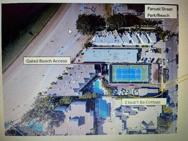 Aerial view - 1327 La Palma St