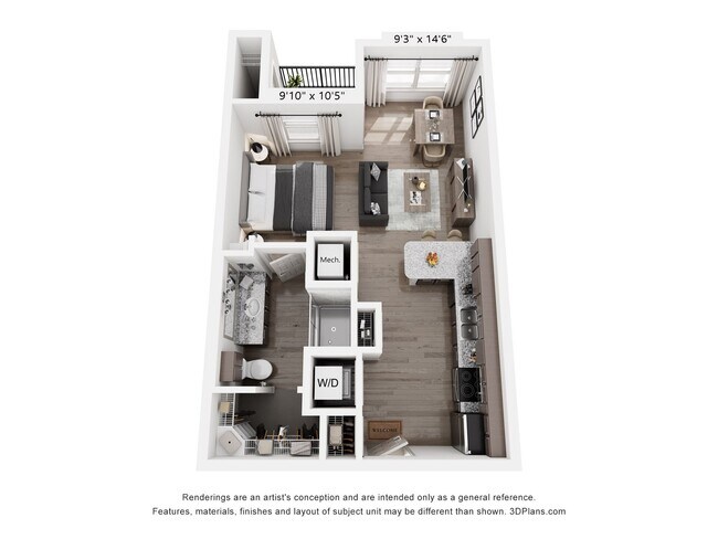 Plano de planta - The Grand at Oak Grove