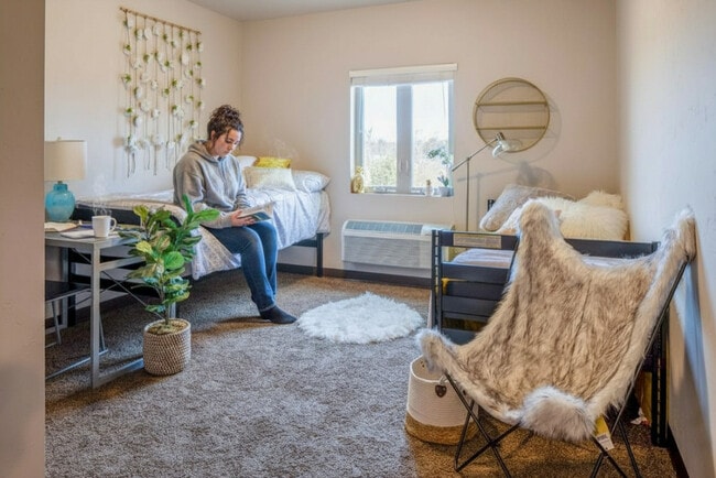Private or shared bedrooms available - Timberwolf Suites Student Apartments