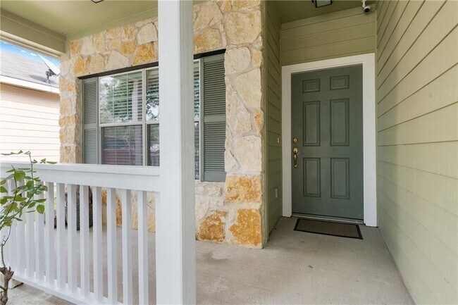 Front door & Porch - 3809 Bronco Bend Loop