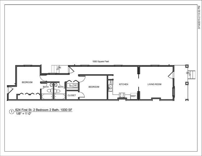Floorplan - 624 1st St