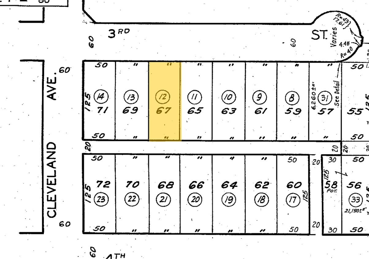 Plat Map - 137 N 3rd St