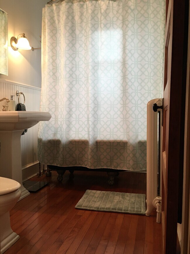 Bathroom with claw foot tub - 138 Whitney St