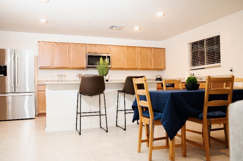 Kitchen at night - 12445 W Belmont Ave