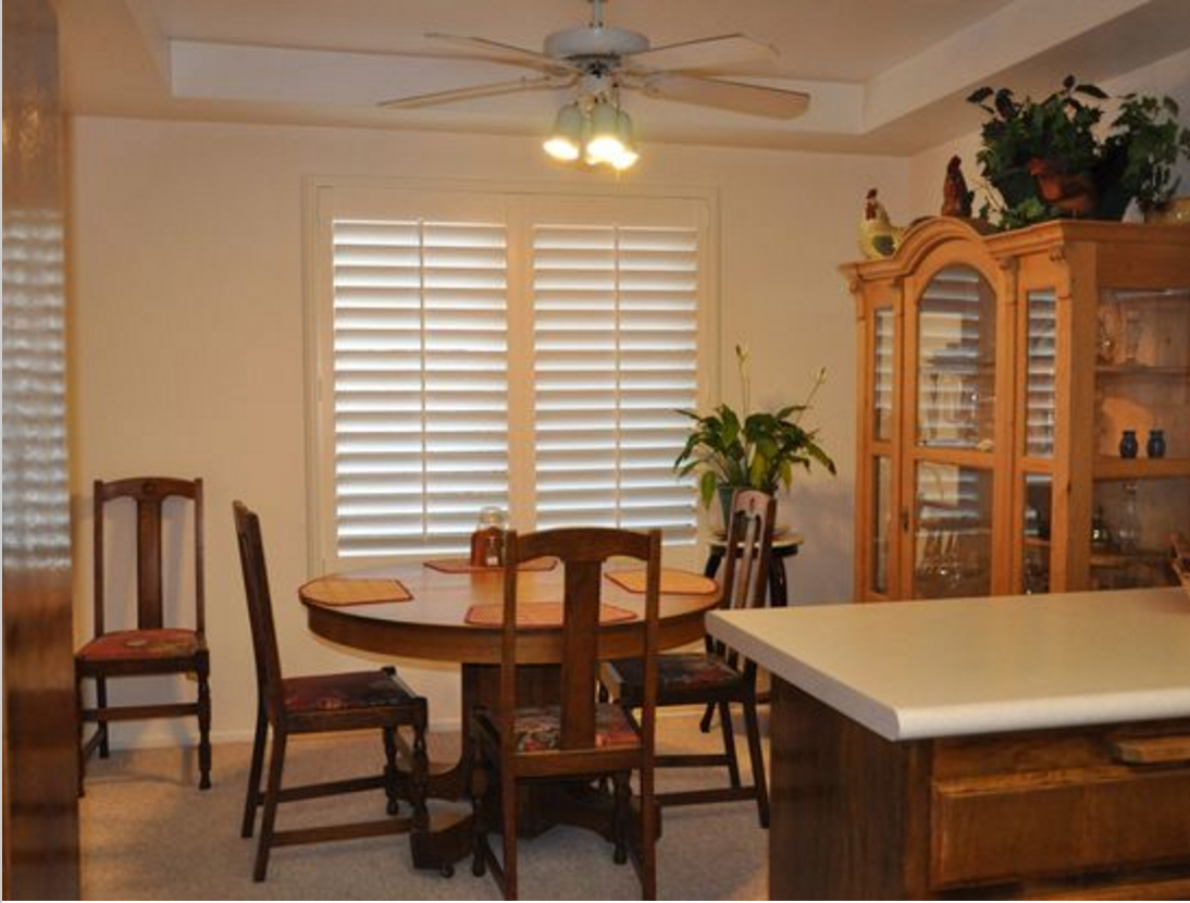 Pre-refurbished Dining Room with furniture for spatial reference - 285 S Sierra Madre Blvd