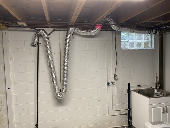 laundry area in basement - 6517 Lake O Springs Ave NW