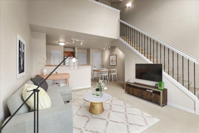 Open-Concept Living Area - Broadway Commons Apartment Homes