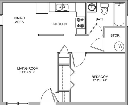 1BR/1BA - Pleasant Hill Properties