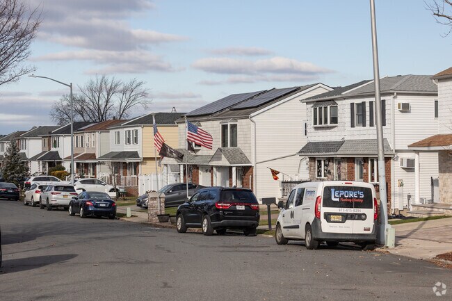 Semi-attached homes in the Arden Heights neighborhood.