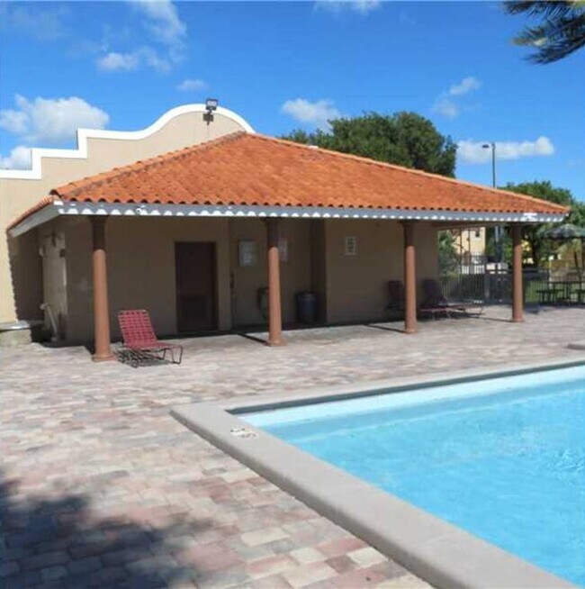 Pool Cabana area with restrooms - 8590 NW 3rd Ln