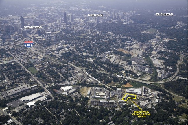 Aerial Photo - Inman Park Village Lofts