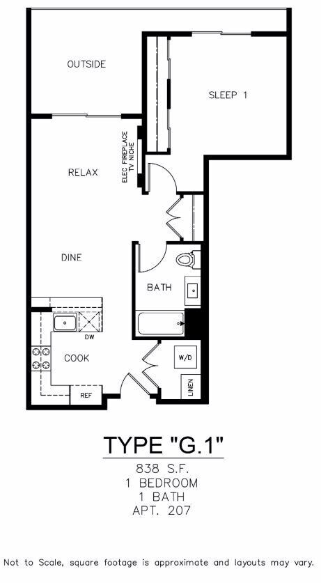 Foto del edificio - Type: G1 | 1 Bedroom | 1 Bathroom
