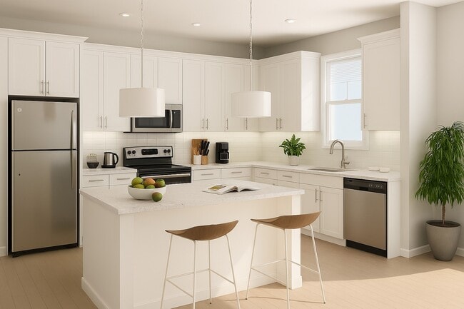 Kitchen - Trailside Apartments