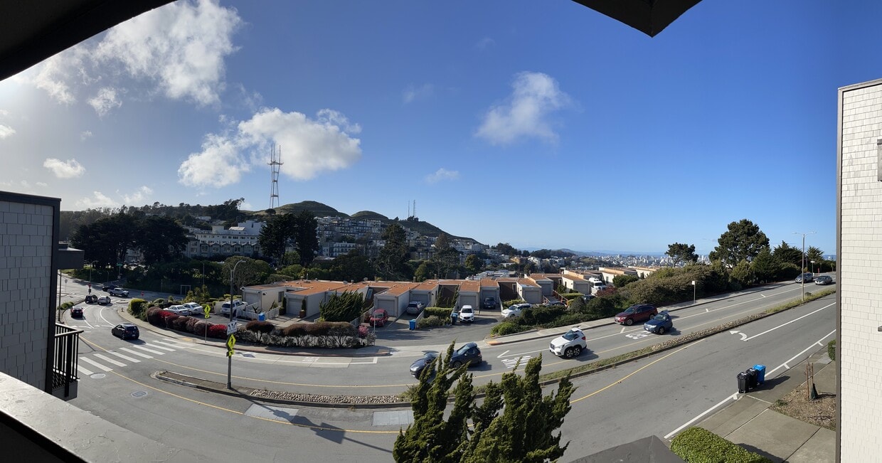 View from front balcony - 5074 Diamond Heights Blvd