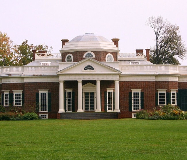 Monticello was designed by Thomas Jefferson