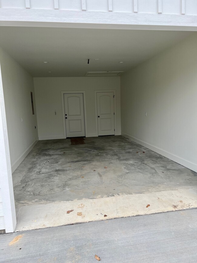 1 car garage (garage doors coming soon!) - 203 Craig St