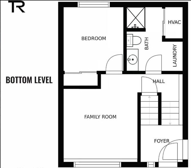 Plano de planta de la planta baja - 2805 W Dumont Dr
