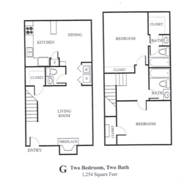 Foto del edificio - 2 BR 2.5 BA Two Story Townhome