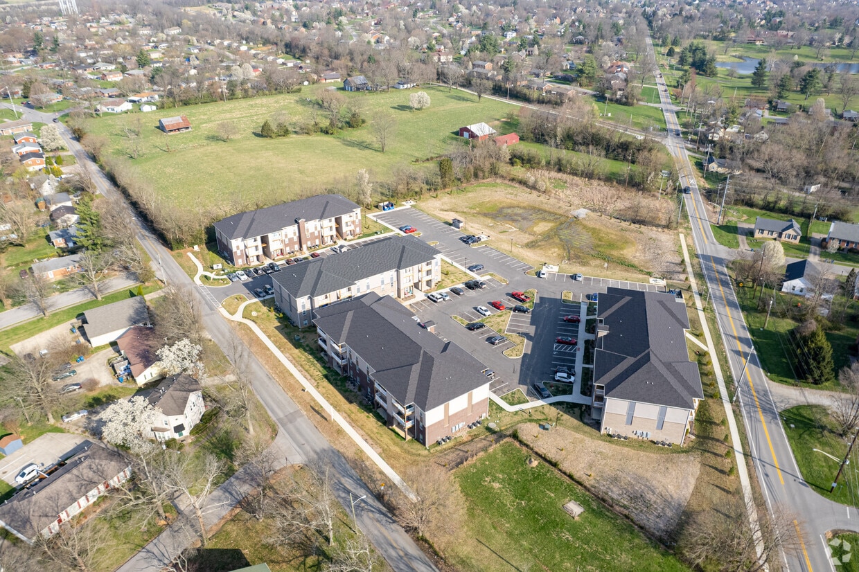 Aerial Photo - Saddlebred Park Apartments