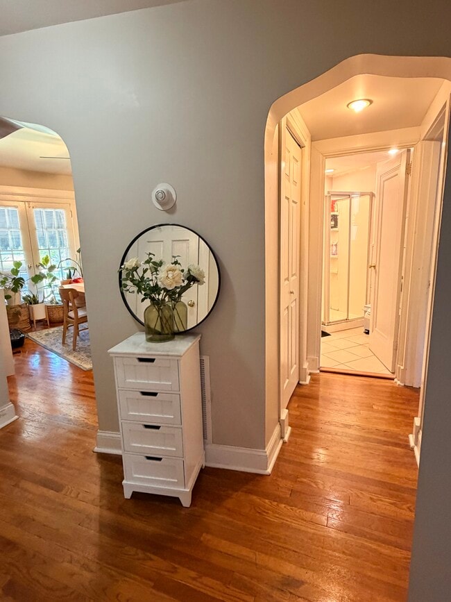 Hallway from living to dining - 104 Newburn Dr