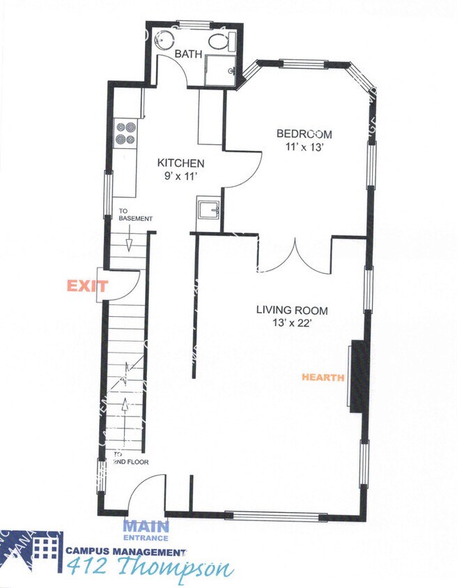 Foto del edificio - 412 Thompson St