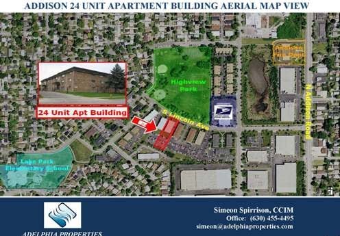 Aerial Photo - 120 S Lincoln Ave