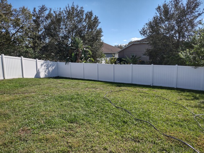 Fence in backyard - 12640 Early Run Ln