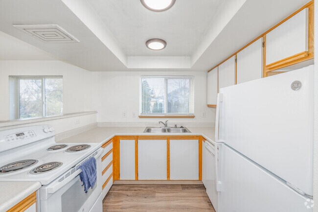 2 habitaciones, 2 baños - 1012 pies cuadrados - Cocina - Willow Park Apartments