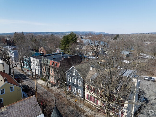 Stockade's proximity to the Mohawk River