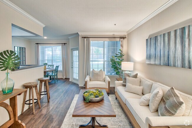 Living Room - The Lodge at Lakeline Village