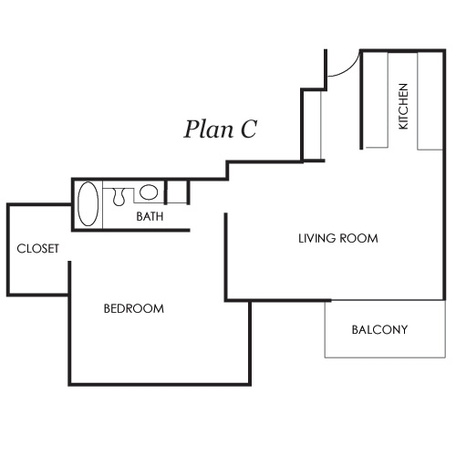 Plan C - Front Street Apartments