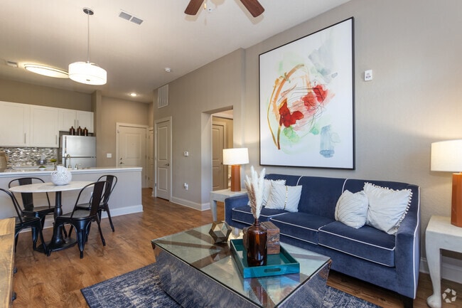 A1-2BR,2BA - 720 SF - Living Room - Silver Collection at The Park