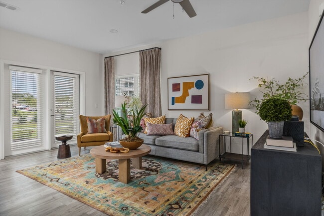 Open-concept living room - Exchange at Westgate