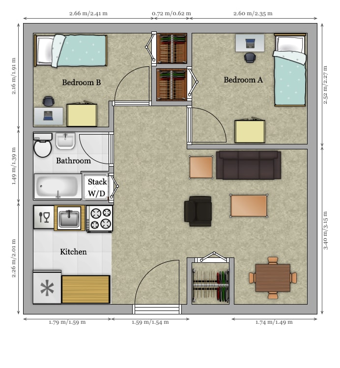 1610 Broadway Unit 1610 B_A, Altoona, PA 16601 Room for Rent in Altoona, PA