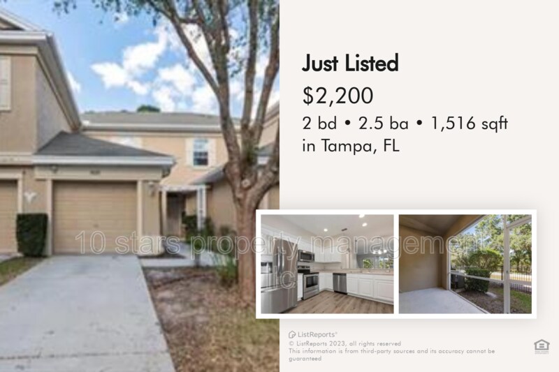 9828 Fan Palm Way, Tampa, FL 33610 Townhome Rentals in Tampa FL