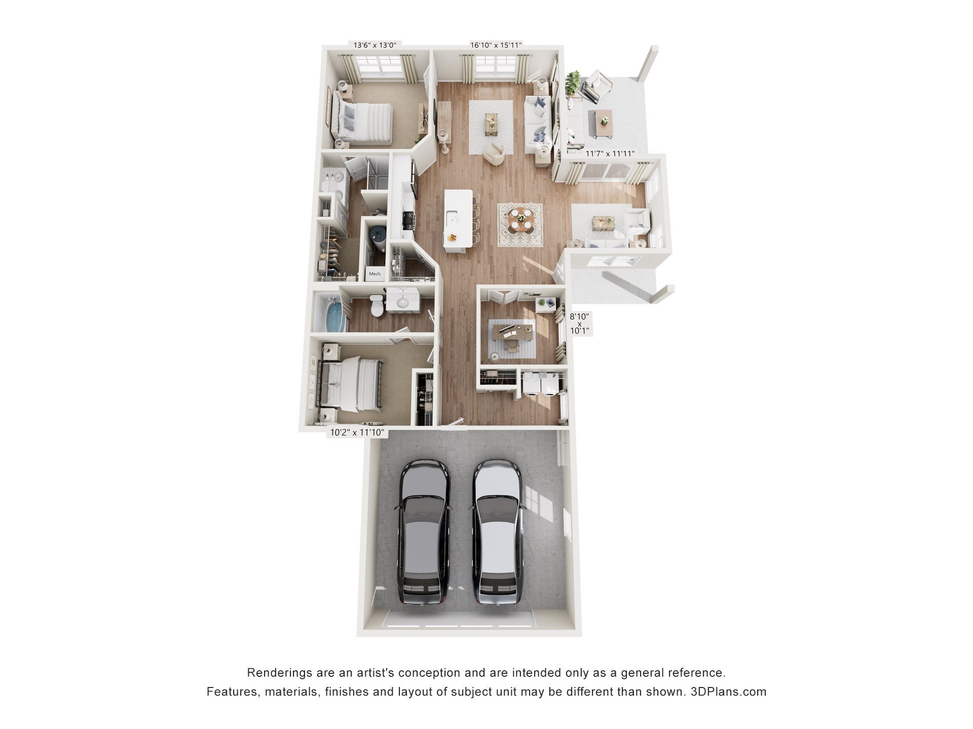 The Villas at Brookview – Windsor w/ Side Sunroom