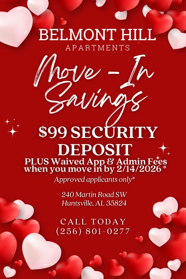 Valentine's Day Special! - Belmont Hill Apartments