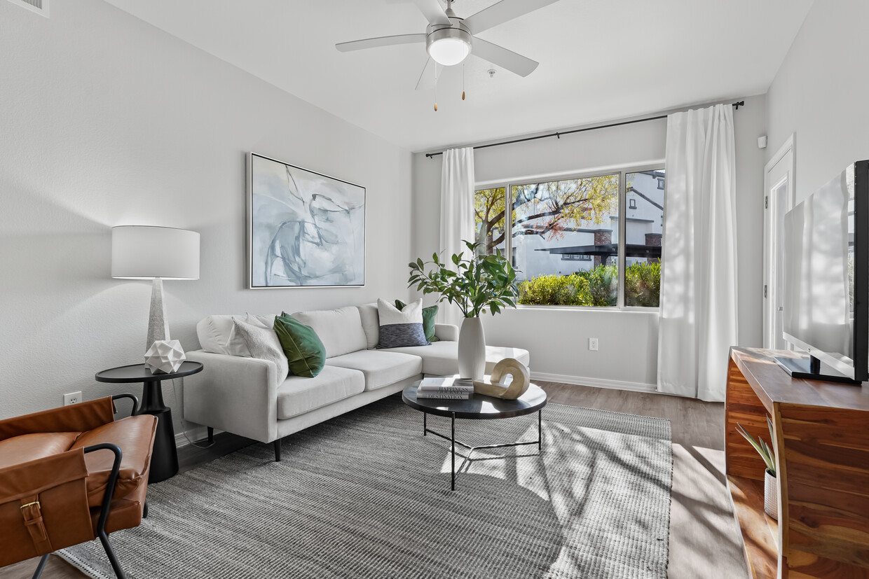 Partially Remodeled Living Room - Cornerstone Park