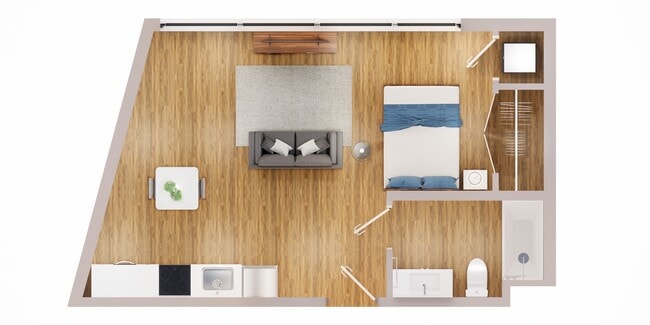 A3 - Studio Premium - Eleven East Pleasant Apartments