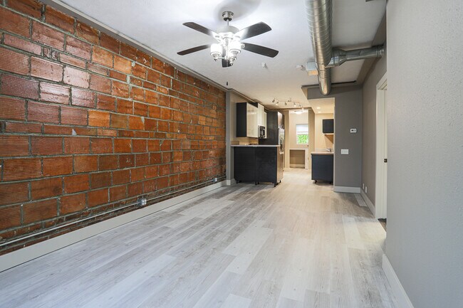View from entry of open floor plan - 611 S 19th St