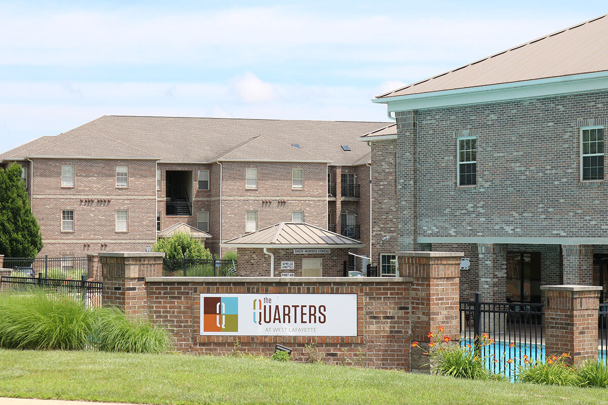 Entrance - The Quarters at W Lafayette - Student Living