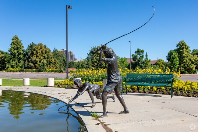 Sculptures can be found in most places you look around Denver Tech Center.