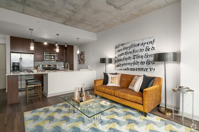 1BR, 1BA - 692SF - Arrive University City Apartments