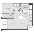 1BR 1BA (A6 - 862 SF)